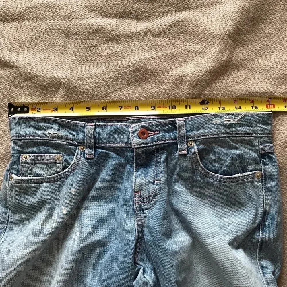 Tommy Hilfiger Capri Distressed Cropped Jeans - Picture 5 of 7